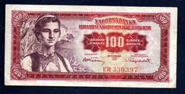 Banconota Jugoslavia - 100 Dinari 1955 - Joegoslavië