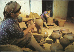 CYPRUS , Pottery Making ; Production De Poterie ; Töpferarbeit ; Παραγωγή κεραμικής - Cyprus