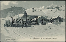 Suisse - VD Rougemont - Bahnhof - Bahn MOB - Rougemont