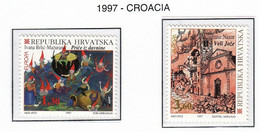 CROACIA 1997 - CROATIE - EUROPA CEPT - CUENTOS Y LEYENDAS - SERIE DE 2 SELLOS - 1997