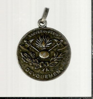 Ancienne Medaille  Sauver Ou Perir Devouement  Sapeur - Pompiers