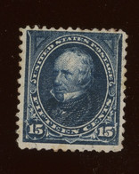 15c Perry Indigo   Sc.227 Or 259.  Cv= 200,-$ Gomme Originale?  Charnières - Unused Stamps
