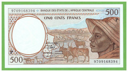 CHAD C.A.S. 500 FRANCS 1997  P-601Pd UNC - Chad