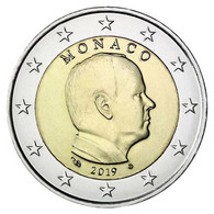 2 Euro MONACO 2019 - NUEVA - NEUF - SIN CIRCULAR - NEW 2€  -- FROM ROLL - Monaco