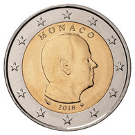 2 Euro MONACO 2018 - NUEVA - NEUF - SIN CIRCULAR - NEW 2€  -- FROM ROLL - Monaco