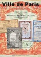”Ville De Paris“ – Aperçu Des Crédits Municipaux (1865 - 1963) - Other & Unclassified