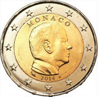 2 Euro MONACO 2014 - NUEVA - NEUF - SIN CIRCULAR - NEW 2€  -- FROM ROLL - Monaco