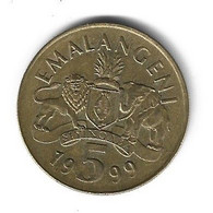 *swaziland  5 Emalangeni 1999  Km 47  Unc - Swasiland