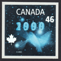 Qt. MILLENNIUM - DOVE OF PEACE, HOLOGRAM Stamps Canada 1999 Sc#1812 - Hologrammes