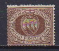 SAN MARINO 1892-94 CIFRA O STEMMA SASS. 17 MLH VF - Neufs