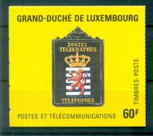 Luxembourg 1991 - Y & T Carnet N. C1232 - Postes Et Téléphones (Michel Carnet N. MH 3) - Cuadernillos