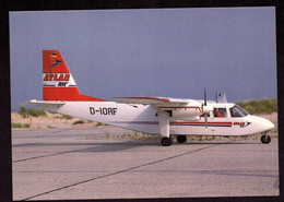 AK 025945 PLANE / AIRPLANE - Atlas Air Service - Britten-Norman BN-2B Islander At Helgoland Düne - 1946-....: Ere Moderne