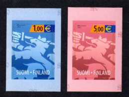 FINLANDE 2002 - Yvert N° 1557/1558 - Facit 1607/1608 - NEUF** MNH - Lion éraldique - Unused Stamps