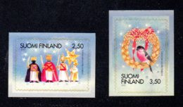 FINLANDE 2000 - Yvert N° 1509/1510 - Facit 1544/1545 - NEUF** MNH - Noël - Unused Stamps