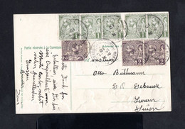 S4954-MONACO-OLD POSTCARD MONTECARLO To LUZERN (switzerland).1910.WWI.TARJETA POSTAL.Carte Postale.POSTKARTE - Covers & Documents