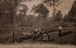 Carte Postale SIgny L'Abbaye, Coupe Affouagère 1914 - Otros Municipios