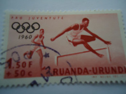 RWANDA  USED  STAMPS  OLYMPIC GAMES ROMA 1960 - Otros & Sin Clasificación