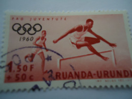 RWANDA  USED  STAMPS  OLYMPIC GAMES ROMA 1960 - Autres & Non Classés