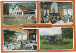 Maartensdijk - Café-Restaurant 'Mauritshoeve', Maartensdijkseweg 9 - (Utrecht, Nederland) O.a. Paard Met Koets - Bilthoven