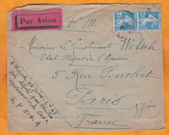 1925 - Enveloppe Par Avion Précurseur Ligne Latécoere Du Maroc Vers Paris Via Casablanca Et Toulouse - 1960-.... Covers & Documents