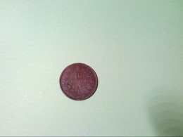 Italien, 10 Centesimi Von 1866, Vittorio Emanuele II. Re D' Italia. Kupfer. - Numismatics