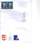 Portugal Lettre 2021 2 Timbres - Lettres & Documents