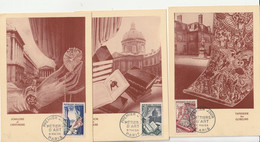 Lot 5 Cartes Maximum Série Métiers D'Arts 1954 - 1950-59