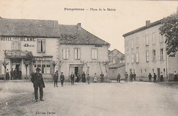 *** 81  *** PAMPELONNE  Place De La Mairie Hôtel  Café Blanc Neuve Excellent état - Pampelonne