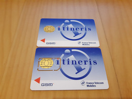 LOT 2 ANCIENNES CARTES GSM SIM FRANCE TELECOM ITINERIS B.E !!! - Sonstige & Ohne Zuordnung