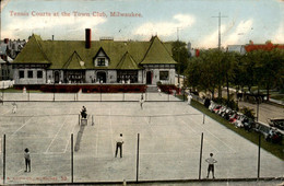 Verenigde Staten USA - Milwaukee - Tennis Courts Town Club - 1913 - Zonder Classificatie