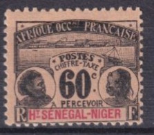 HAUT-SENEGAL - 1906 - TAXE YVERT N°6 * MLH - COTE = 23 EUR. - Ongebruikt