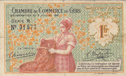 AUCH - GERS Billet 1 F Du 6 Juillet 1921 JP.015.33 - Cámara De Comercio