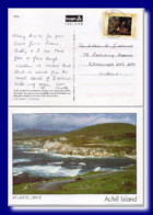 2002 Eire Ireland Postcard Achill Island Posted To Scotland - Storia Postale