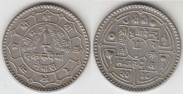 Nepal 1 Rupee 1979 Km#828a - Used - Népal