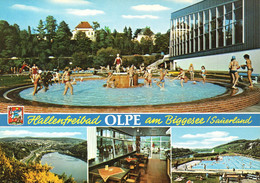 011846  Hallenfreibad Olpe Am Biggesee  Mehrbildkarte - Olpe