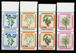 Portugal Azoren 1982 Blumen Mi 349 - 352 ** Postfrisch - Unused Stamps