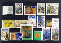 Andorre - French Andorra - Année Complete 2003 ** - MNH Complete Year 2003 - Nuovi