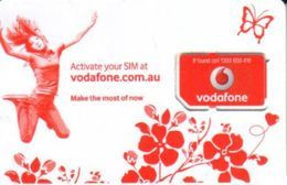 AUSTRALIA  VODAFONE GSM MOBILE WOMAN BUTTERFLY "128K" CHIP MINT READ DESCRIPTION CAREFULLY !! - Australia