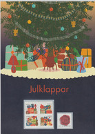 Sweden Collector's Sheet Mi 2725-2729 Christmas Presents - Teddy Bear - Lamp - Train - Flower - Wax Seal Jul Post 2009 - Covers & Documents