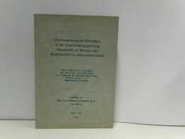 Die Anwendung Der Simulation In Der Lagerhaltungsplanung Dargestellt Am Beispiel Der Bestellpolitik Für Verbun - Schulbücher