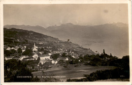 Chexbres Et Les Alpes Vaudoises * 15. 3. 1926 - Chexbres
