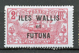 W-F - Yv. N° 16  *  2f  Voilier   Cote  8,5  Euro  BE  2 Scans - Nuovi