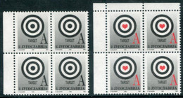 YUGOSLAVIA 1999 "Targets" Ant-war Propaganda Blocks Of 4 MNH / **.  Michel 2906-07 - Neufs