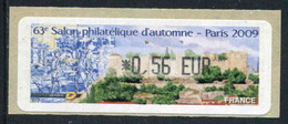 LISA 1 De 2009 - " ***0,56 EUR - 63e SALON PHILATELIQUE D'AUTOMNE - PARIS 2009 - Illustration : LISBONNE" - 1999-2009 Vignettes Illustrées