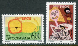 YUGOSLAVIA 1999 Universal Children's Day  MNH / **.  Michel 2928-29 - Ongebruikt