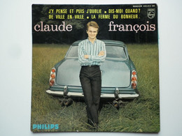 Claude François 45Tours EP Vinyle J'y Pense Et Puis J'oublie - 45 T - Maxi-Single