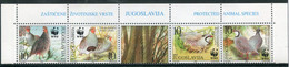 YUGOSLAVIA 2000 WWF: Partridges Strip  MNH / **.  Michel 2966-69 - Ungebraucht