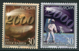YUGOSLAVIA 2000 Europa: Milennium  MNH / **.  Michel 2975-76 - Nuevos