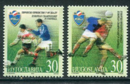 YUGOSLAVIA 2000 Football World Cup MNH / **.  Michel 2977-78 - Unused Stamps