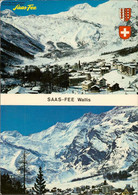 1063748 - Saas Fee 1800 M, Wallis Mehrbildkarte - Saas Im Prättigau